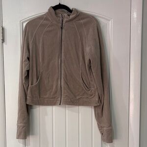 Lululemon Scuba Track Jacket *Velvet Cord Riverstone